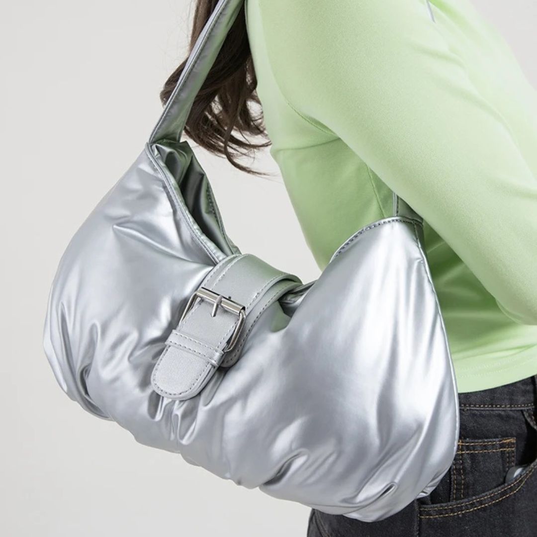 Lina - Vegan Leren Schoudertas voor Dames | Stijlvolle en Duurzame Crossbody Tas