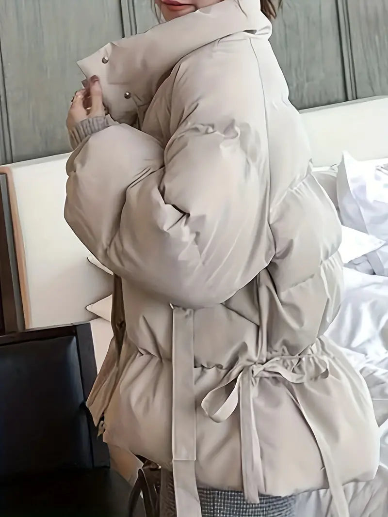 Gevoerde Winterjas met Rits voor Dames - Stijlvolle en Comfortabele Jas