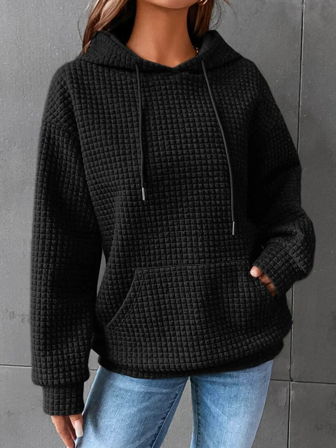 ComfortVibes - Vierkante Sweater met Zijzakken voor Dames