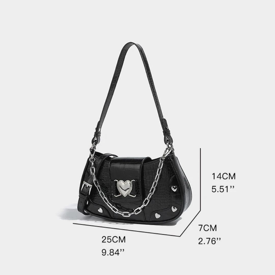 Ella - Vegan Leren Schoudertas voor Dames | Stijlvolle en Duurzame Crossbody Tas