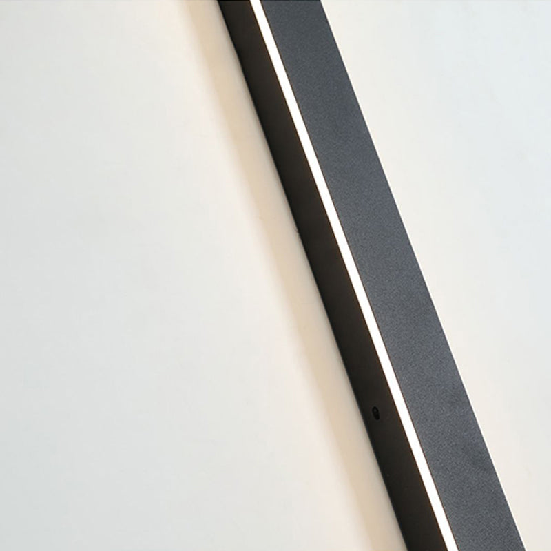 SleekEdge - Moderne Design LED Wandlampen in Zwart Metaal voor Tuin en Hal | Stijlvolle Buitenverlichting