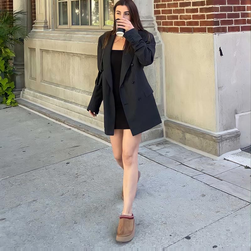 PlushStep - Zachte Pluchen Instap Winterschoenen voor Dames