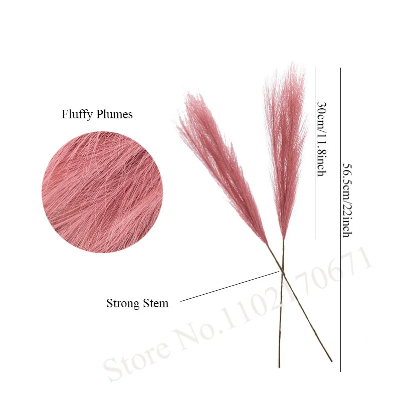 FloraBloom - Pluizige Pampas Kunstbloemen | Luxe Decoratieve Planten voor Huisdecoratie