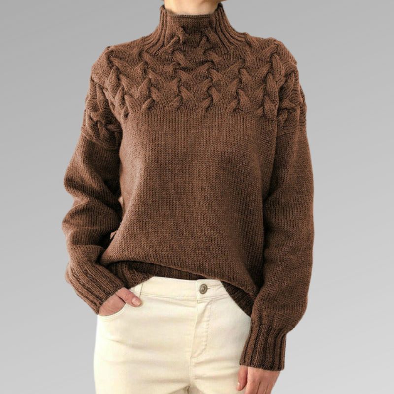 CharlizeWarm - Elegante en Warme Dames Coltrui - Stijl en Comfort