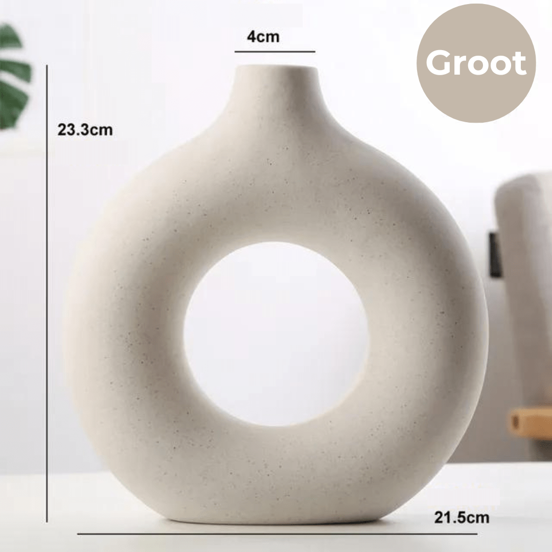 SerenVaas - Elegante Glazen Vaas voor een Rustgevend Interieur | Stijlvolle Woondecoratie