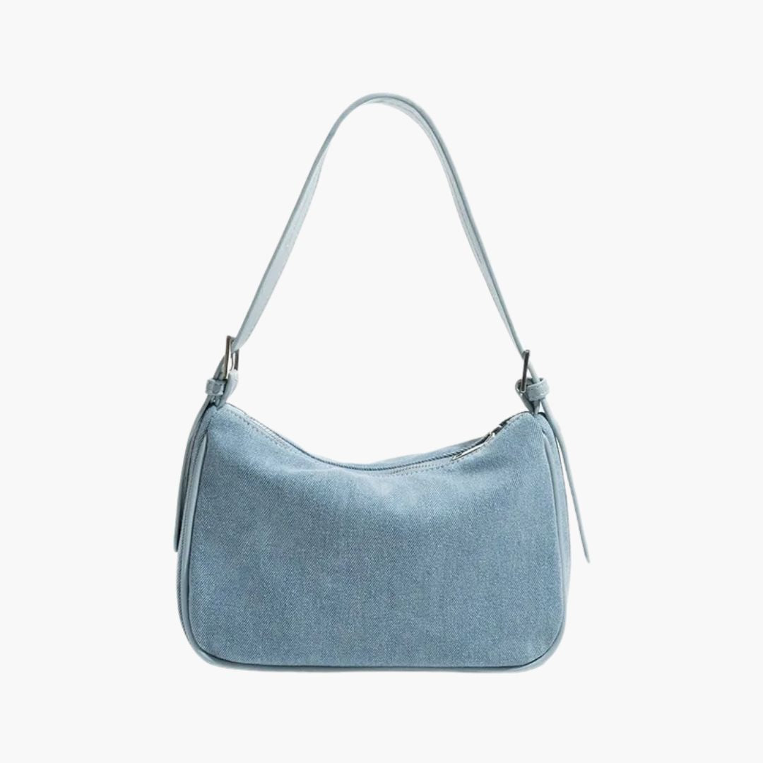 Lina - Denim Schoudertas voor Dames | Stijlvolle en Duurzame Handtas