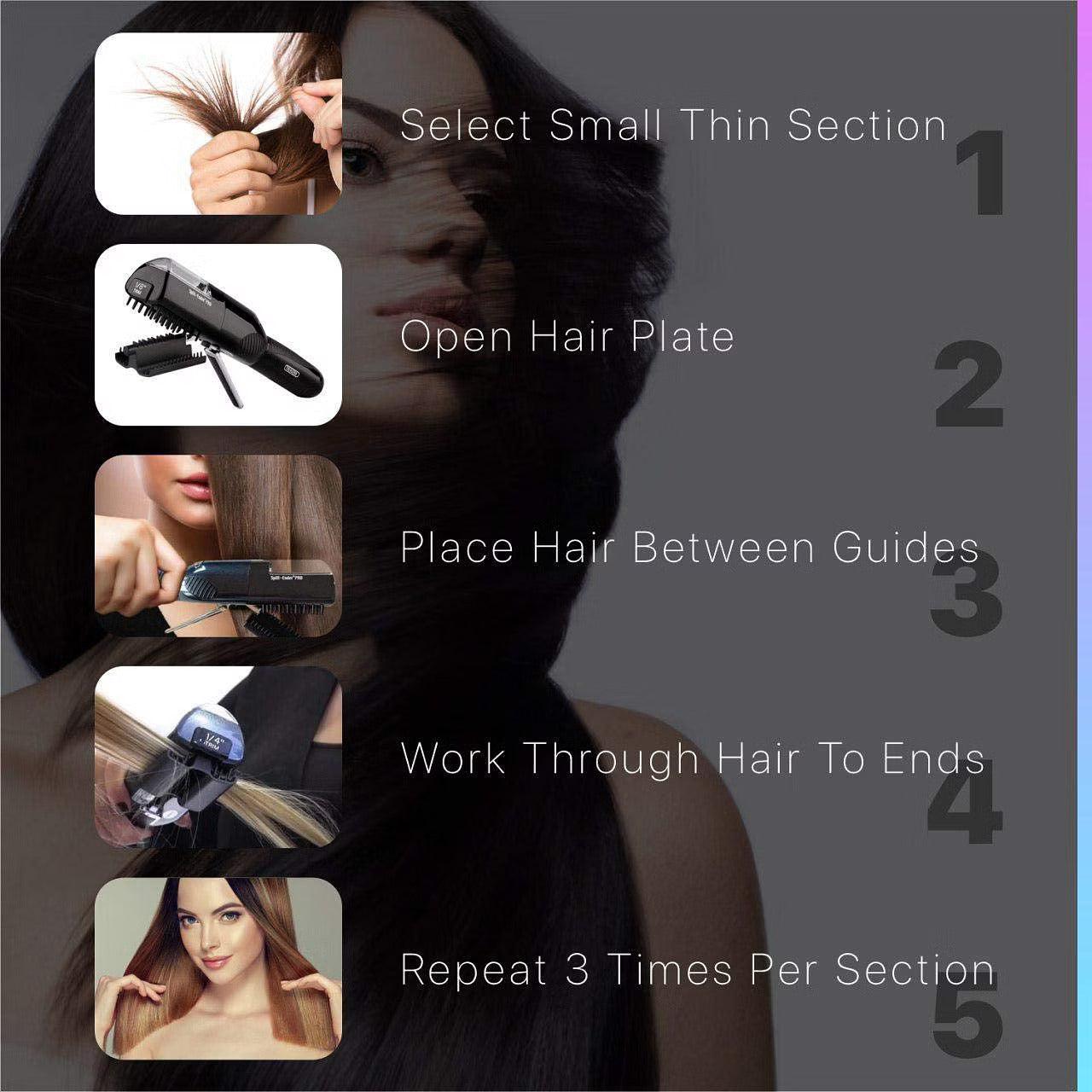 SplitEnder - Professionele Haarsplijter Verwijderaar | Voor Gladder en Gezondere Haarpunten