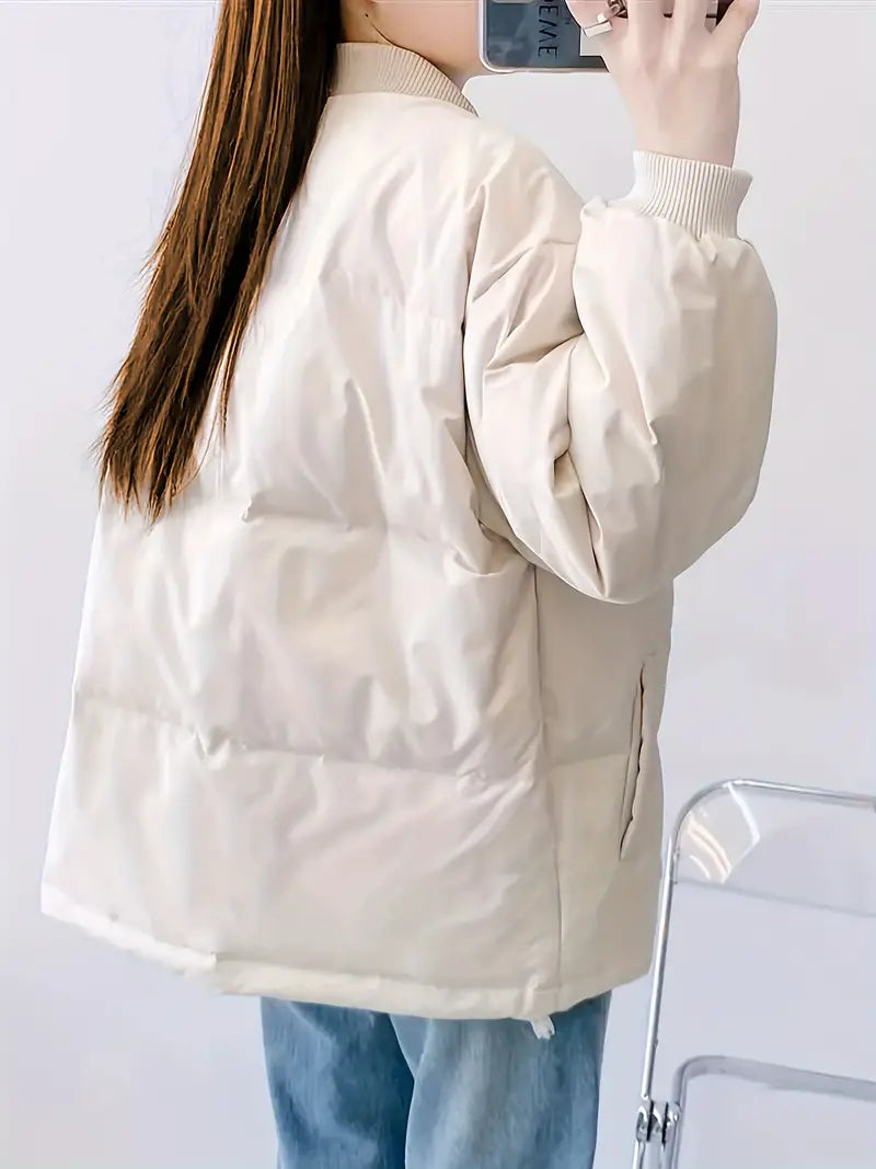 Livia - Casual Winterjas met Zakken voor Dames | Warme en Stijlvolle Jas