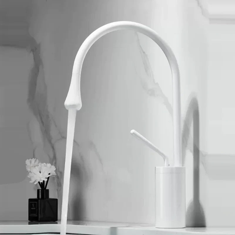 AquaTurn - Draaibare Watervalkraan Badkamer | Moderne Wastafelkraan