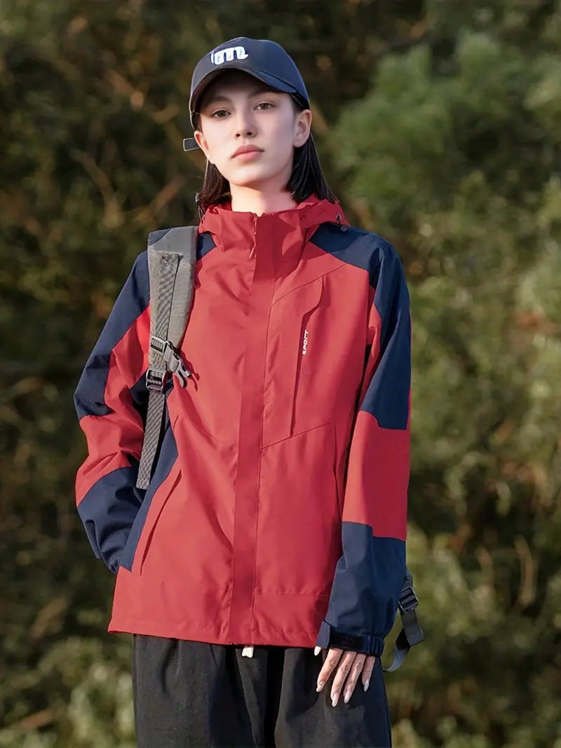 Danika - Dames Colorblock Outdoor Jas | Stijlvolle en Functionele Buitenjas