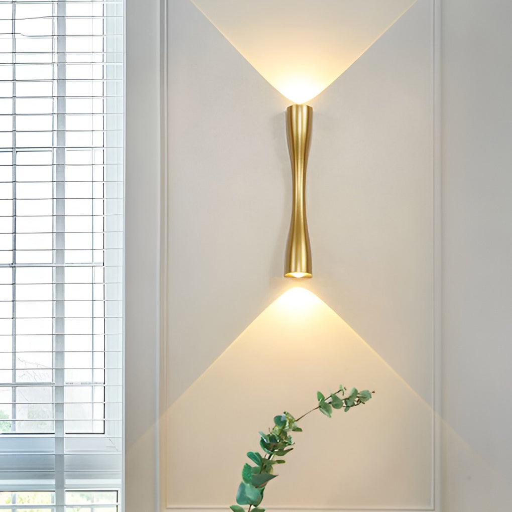 GlowLux - MetaalFinish LED Up en Down Lights | Stijlvolle Moderne Wandverlichting