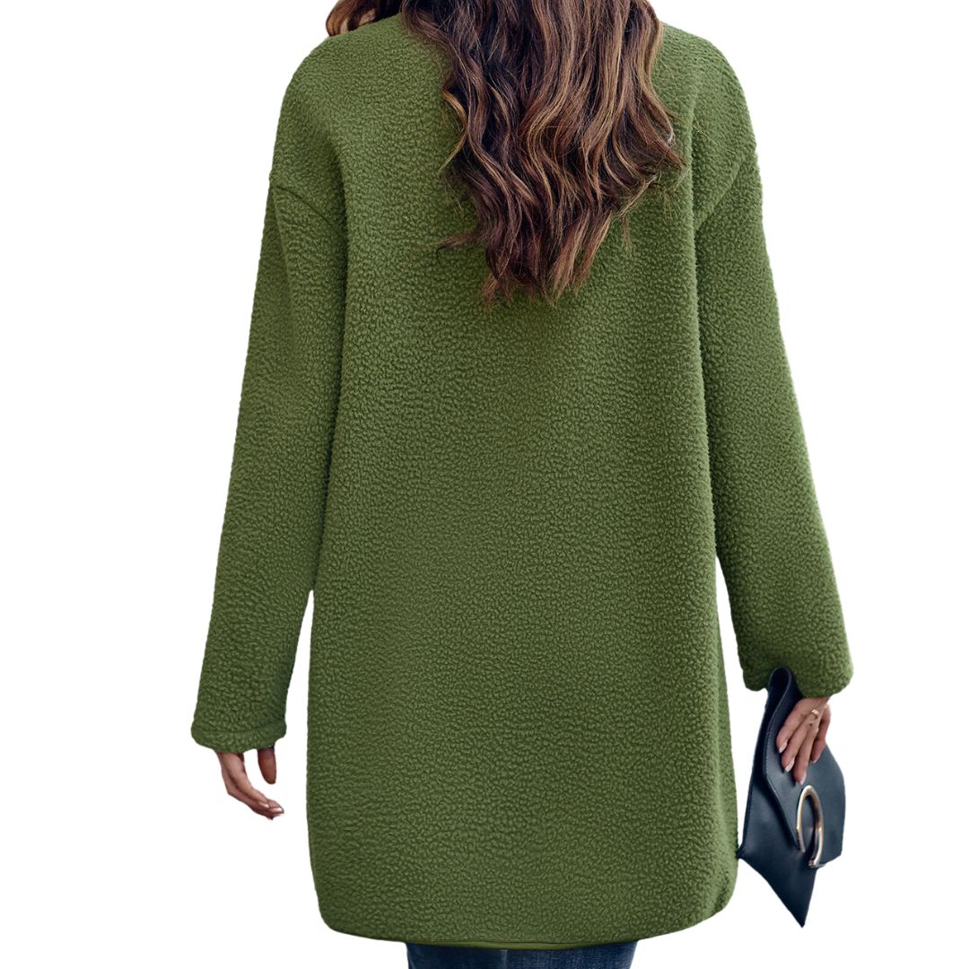 Elisa - Lange Gebreide Damesjas | Comfortabel en Stijlvol voor Elke Dag