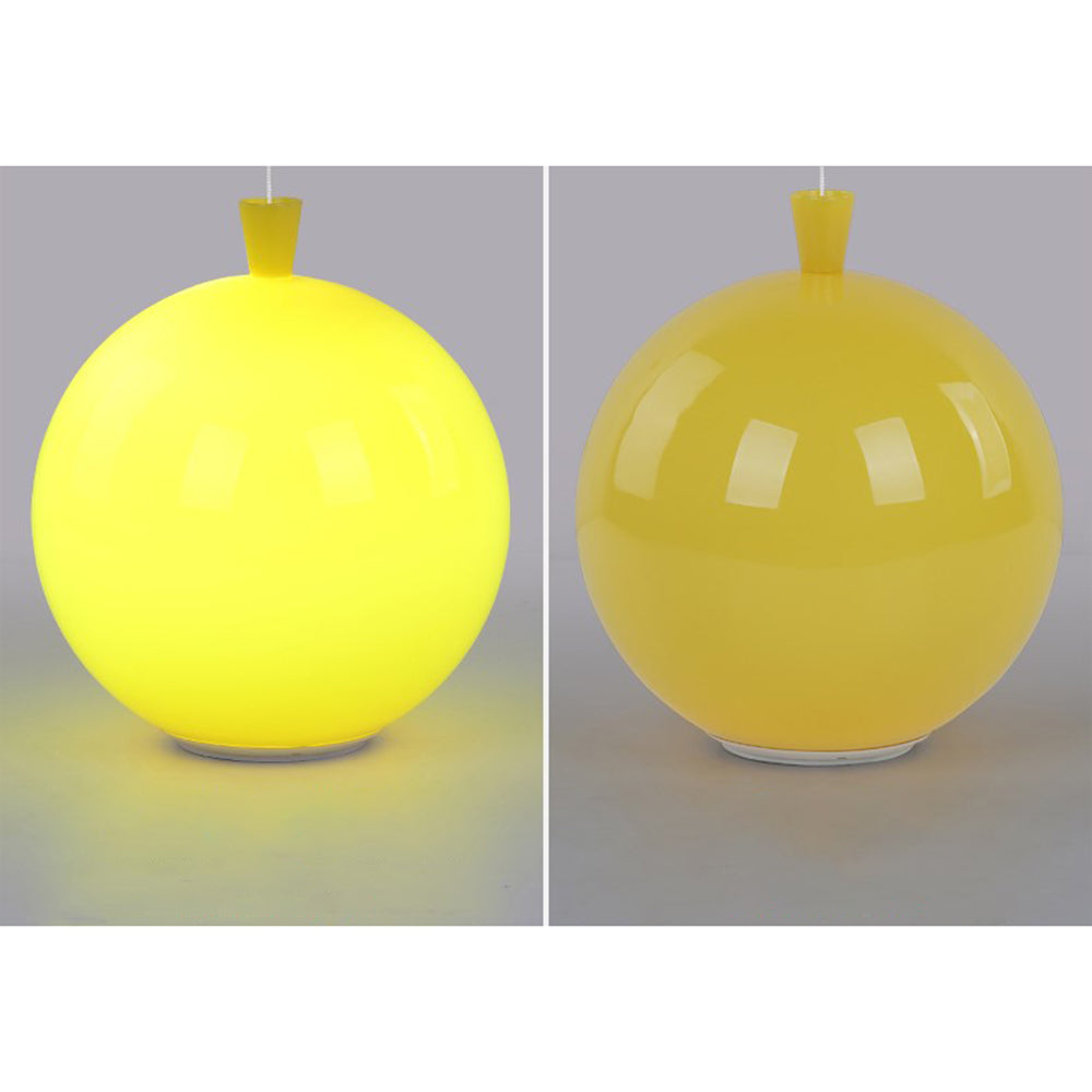 LumiBalloon - Kleine Ballonvormige LED Plafondlamp van Wit Acryl