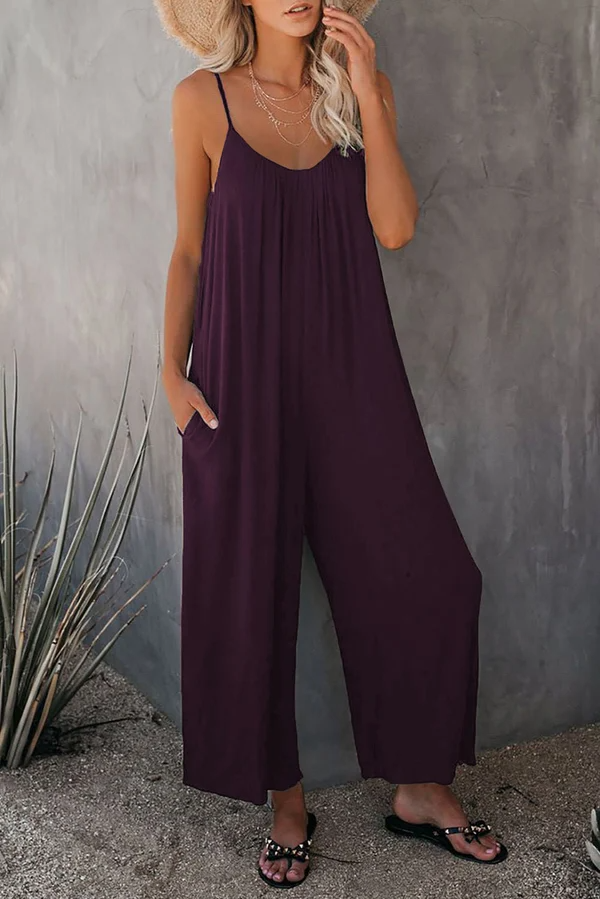 Luchtige Zomer Jumpsuit met Zakken | Comfort en Stijl voor Warme Dagen