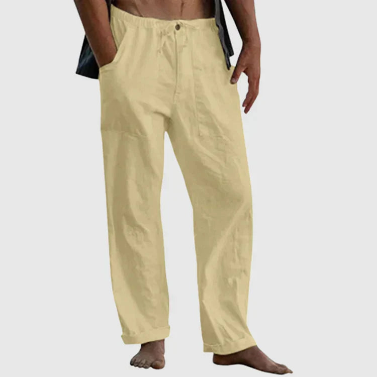 Caspian - Linnen Strandbroek voor Heren | Comfortabele en Losse Pasvorm