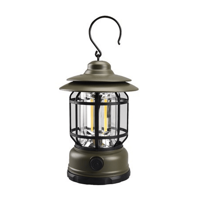 VintageGlow - Draagbare Retro Campinglamp voor Buitenverlichting