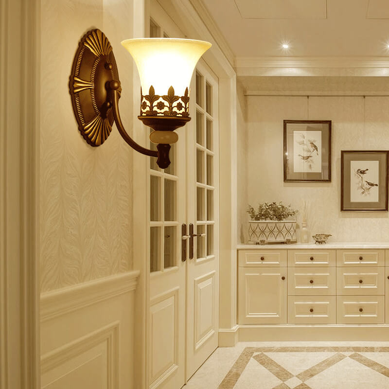 RetroLux - Klassieke wandlamp met twee lampenkappen | Stijlvolle vintage verlichting