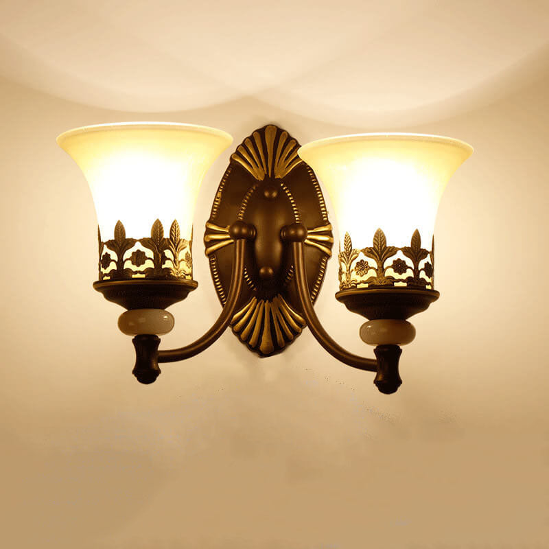RetroLux - Klassieke wandlamp met twee lampenkappen | Stijlvolle vintage verlichting