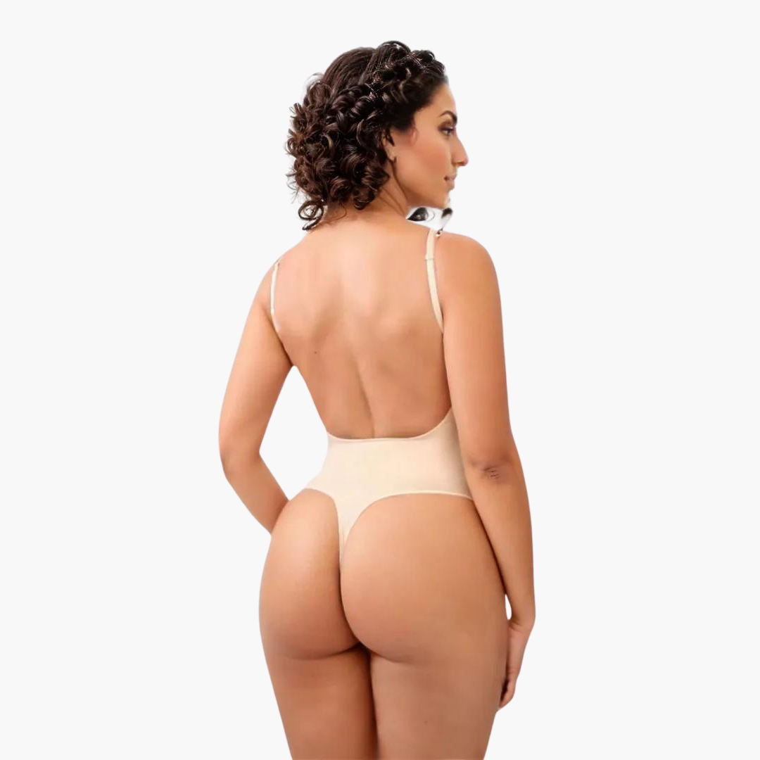 CurveFlex Bodysuit | Bodysuit met Dubbele Buikcontrole en Open Rug voor een Perfecte Vorm