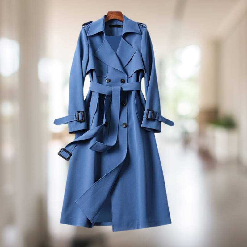 Elise - Stijlvolle Trenchcoat voor Dames met Elegante Pasvorm