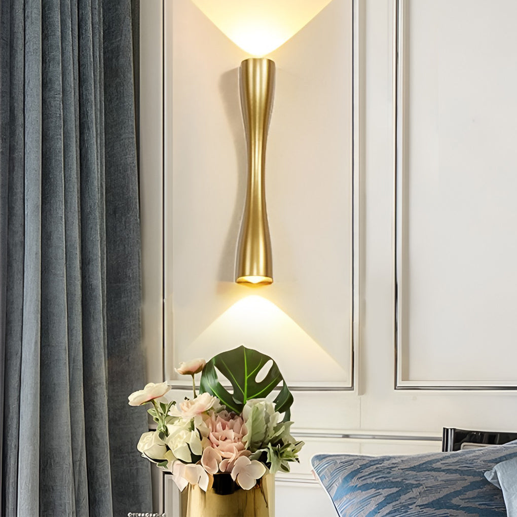 GlowLux - MetaalFinish LED Up en Down Lights | Stijlvolle Moderne Wandverlichting