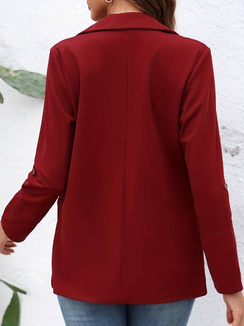 Elena – Casual Blazer met Open Voorzijde voor Dames | Stijlvol en Comfortabel