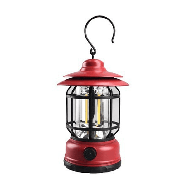 VintageGlow - Draagbare Retro Campinglamp voor Buitenverlichting