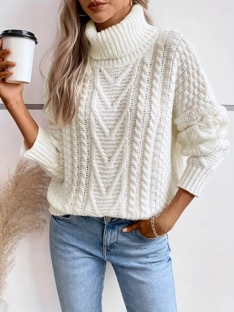 CharlottaClassic - Effen Dames Coltrui - Warmte en Stijl