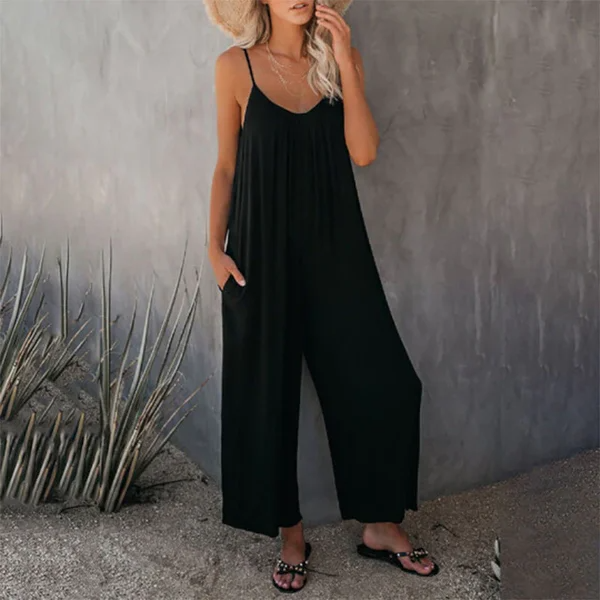 Luchtige Zomer Jumpsuit met Zakken | Comfort en Stijl voor Warme Dagen