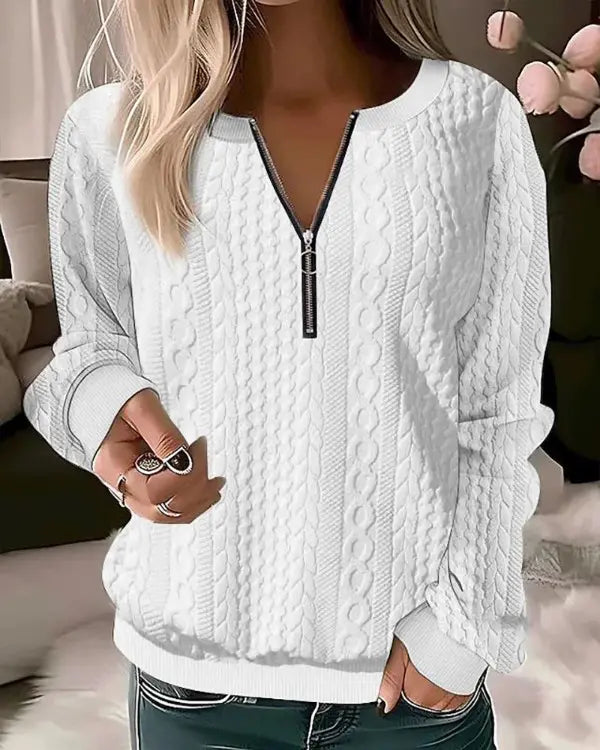 AnikaStyle - Verfijnde Dames Trui voor Elke Dag - Comfort en Elegantie
