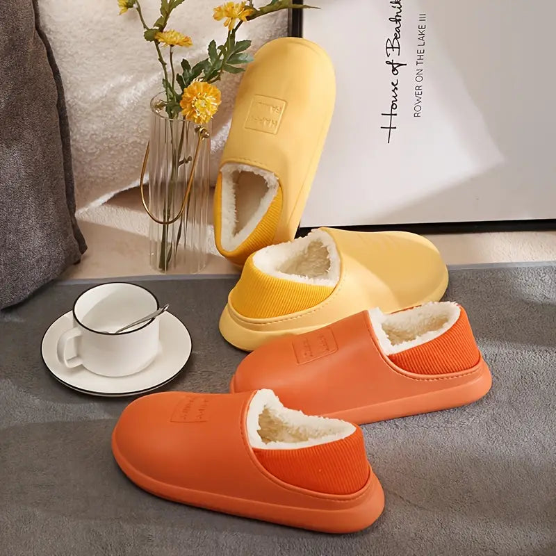 Emelie - Zachte Pluche Huisschoenen voor Dames | Warme en Comfortabele Pantoffels