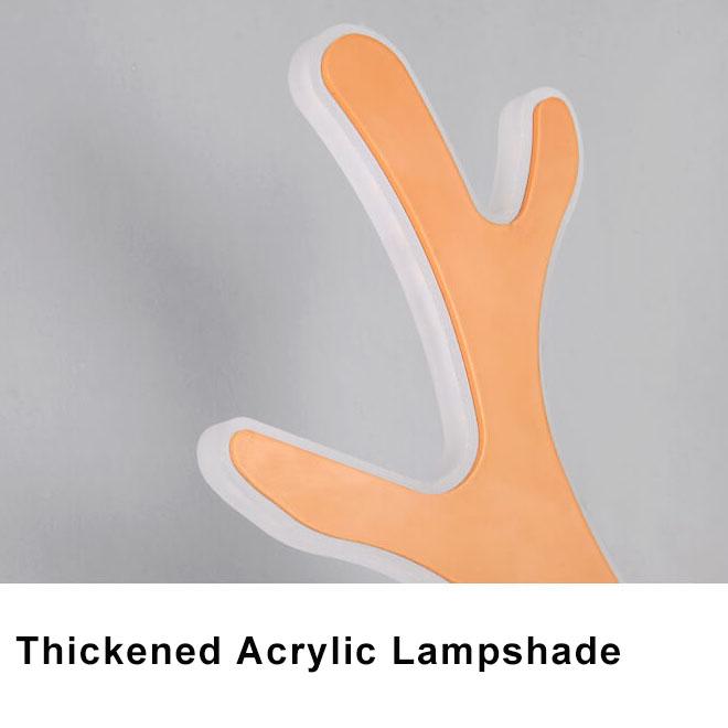 AntlerLight - Gewei-vormige wandlamp met één LED-arm | Stijlvolle en speelse verlichting