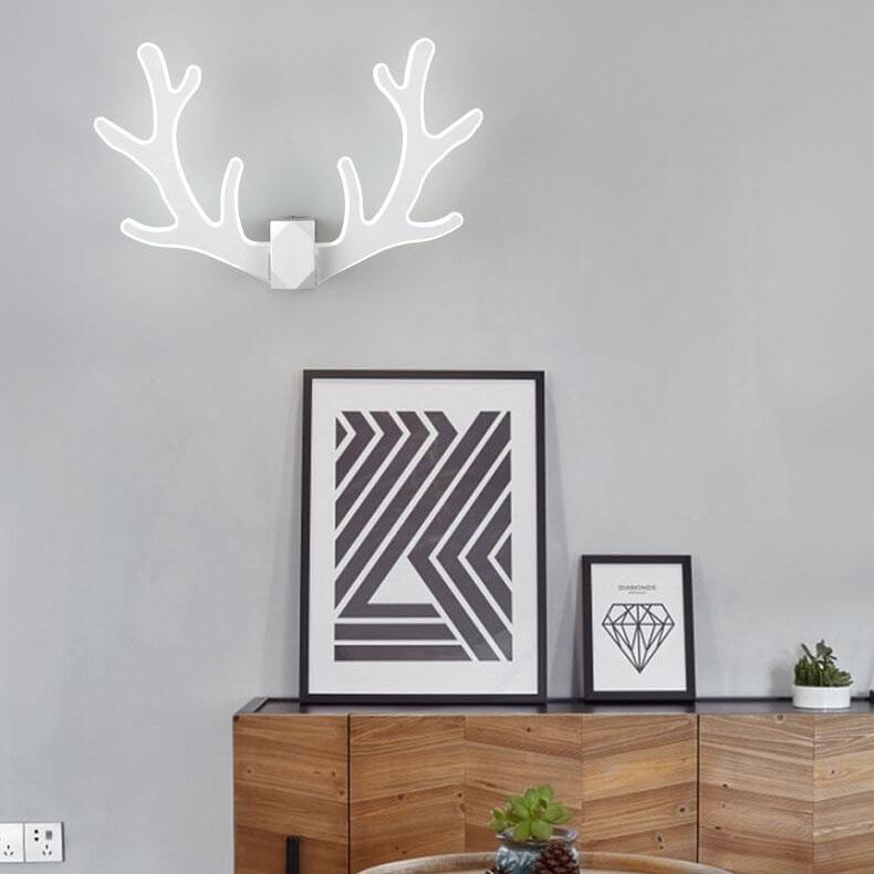 AntlerLight - Gewei-vormige wandlamp met één LED-arm | Stijlvolle en speelse verlichting