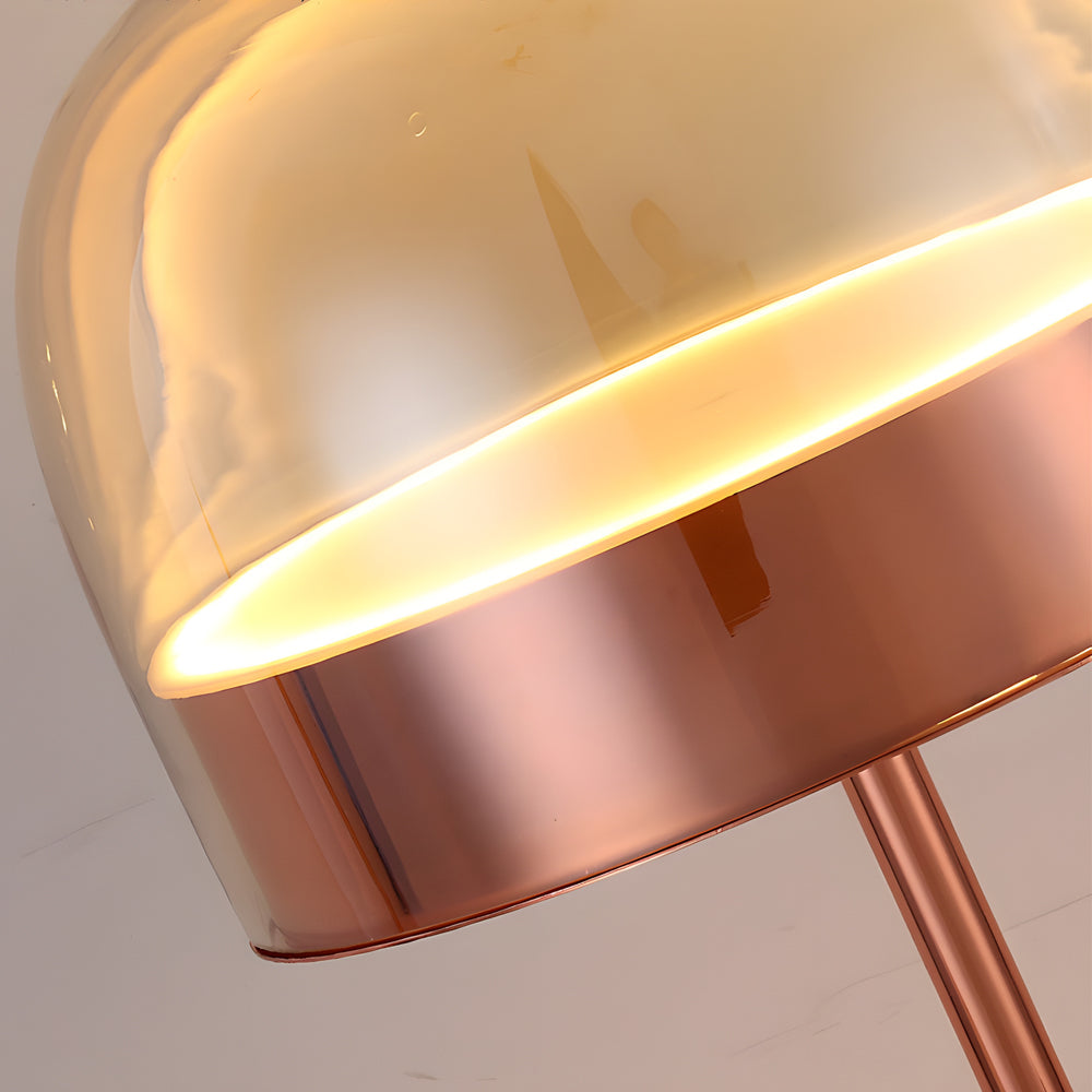 DualGlow - Glazen Tafellamp met Dubbele Lagen Nachtverlichting | Stijlvolle en Sfeervolle Verlichting voor Elke Kamer