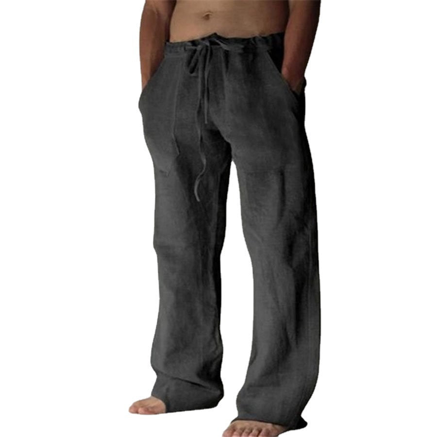 Bennard - Effen Linnen Vrijetijdsbroek voor Heren | Comfortabel en Ademend