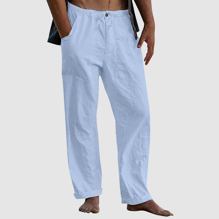 Caspian - Linnen Strandbroek voor Heren | Comfortabele en Losse Pasvorm