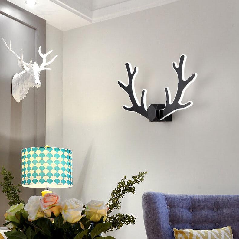 AntlerLight - Gewei-vormige wandlamp met één LED-arm | Stijlvolle en speelse verlichting