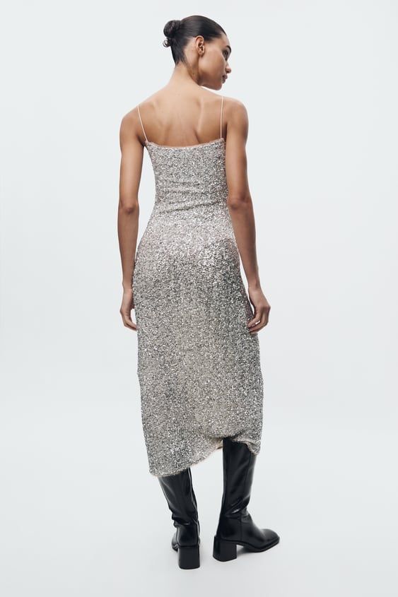 Melana - Mouwloos Paillettenkleed | Stralend voor Feestelijke Gelegenheden