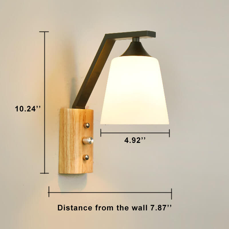 WoodGlow - Minimalistische wandlamp met houten arm | Natuurlijke en moderne verlichting