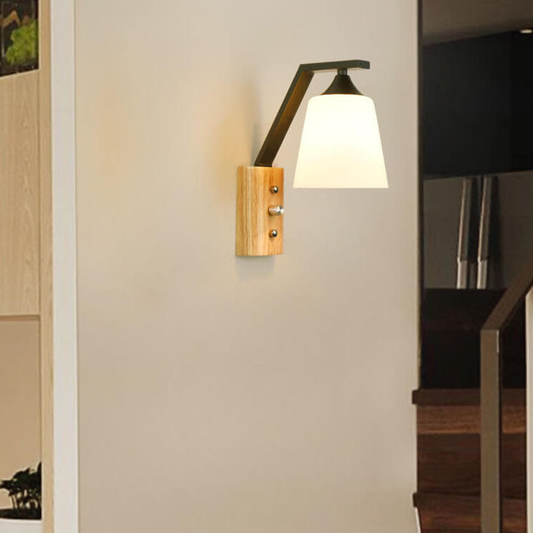 WoodGlow - Minimalistische wandlamp met houten arm | Natuurlijke en moderne verlichting