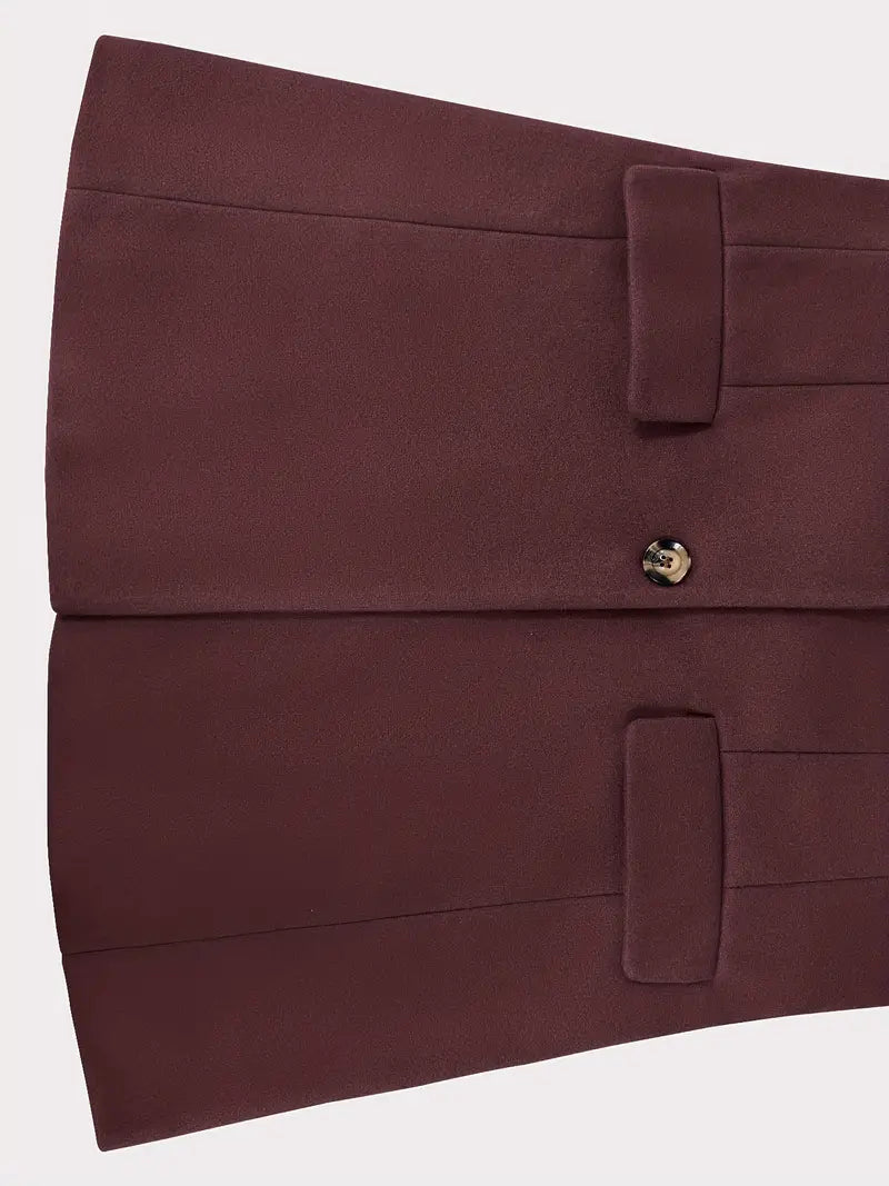 Karin – Elegante Damesjas met Knopsluiting | Perfect voor Herfst en Winter