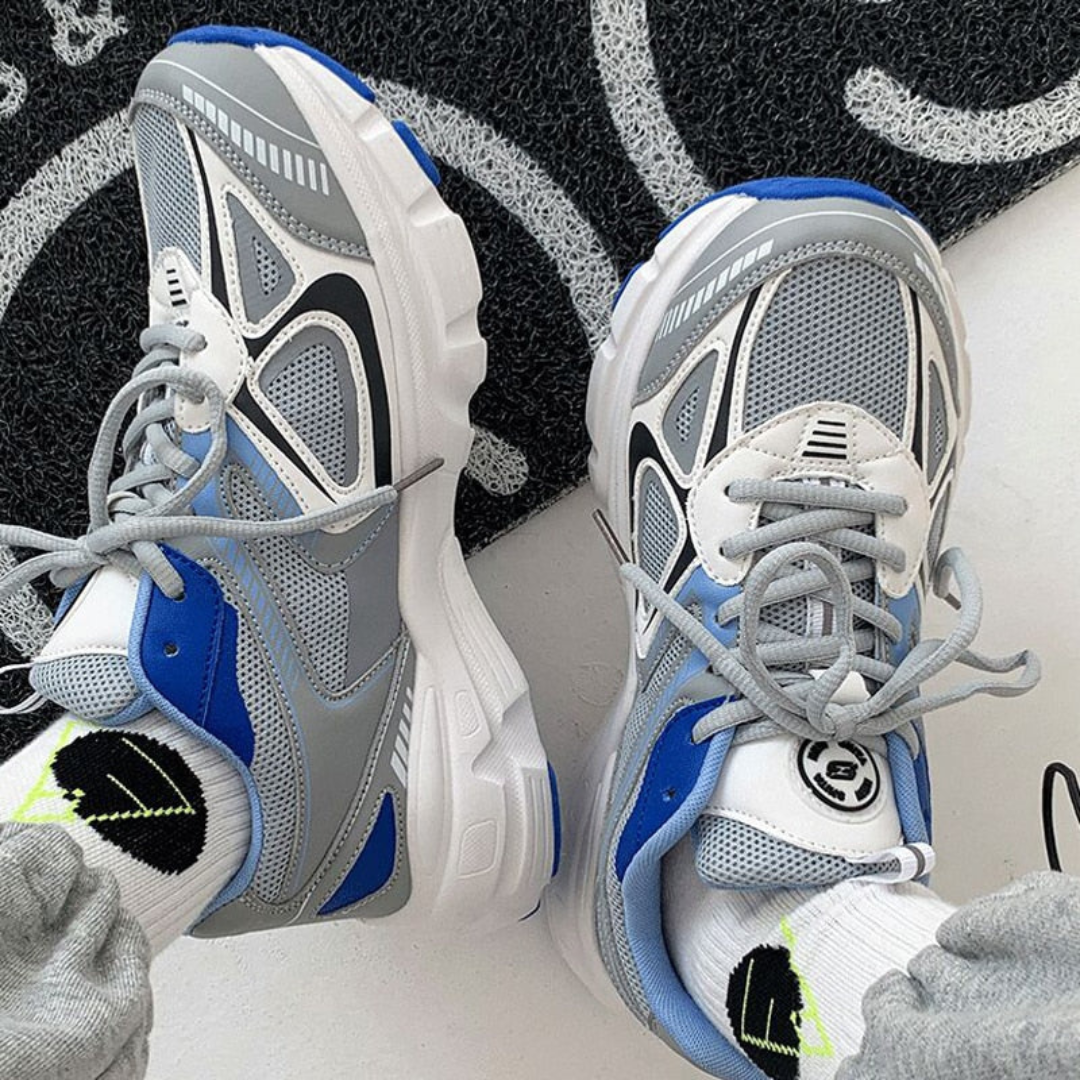 Gerta Sneakers | Dames Schoenen Grijs Wit Herfst