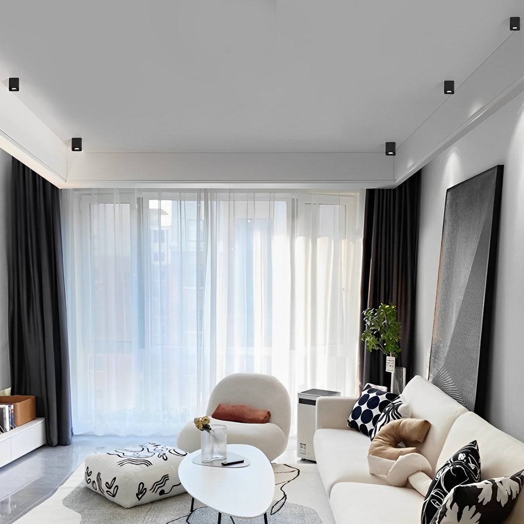 SquareBeam - Vierkante Verstelbare Plafondlamp met Dimbare LED Verlichting in Drie Stappen