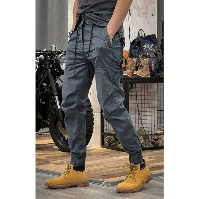 Comfortabele Cargo Broek voor Heren | Praktische Werkbroek met Multifunctionele Zakken