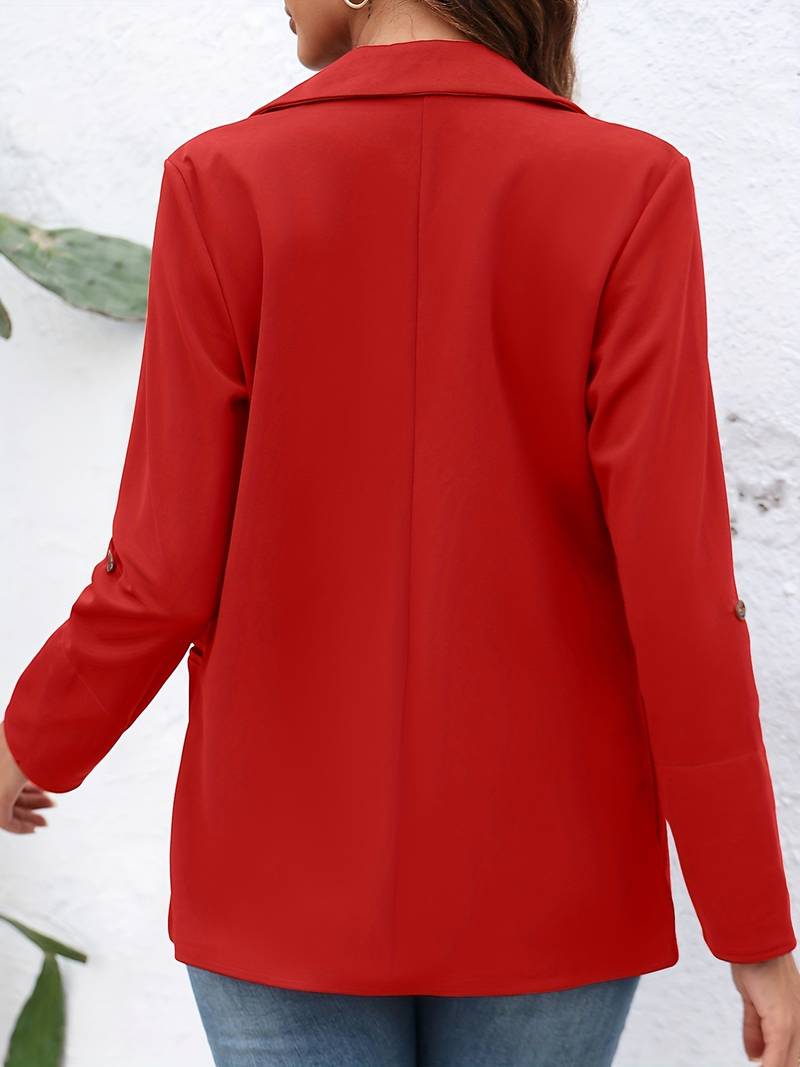 Elena – Casual Blazer met Open Voorzijde voor Dames | Stijlvol en Comfortabel