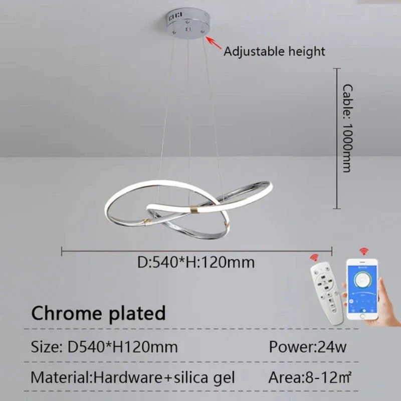 AuraTech - Moderne Hanglamp met Montagebeugel voor Stijlvolle Verlichting