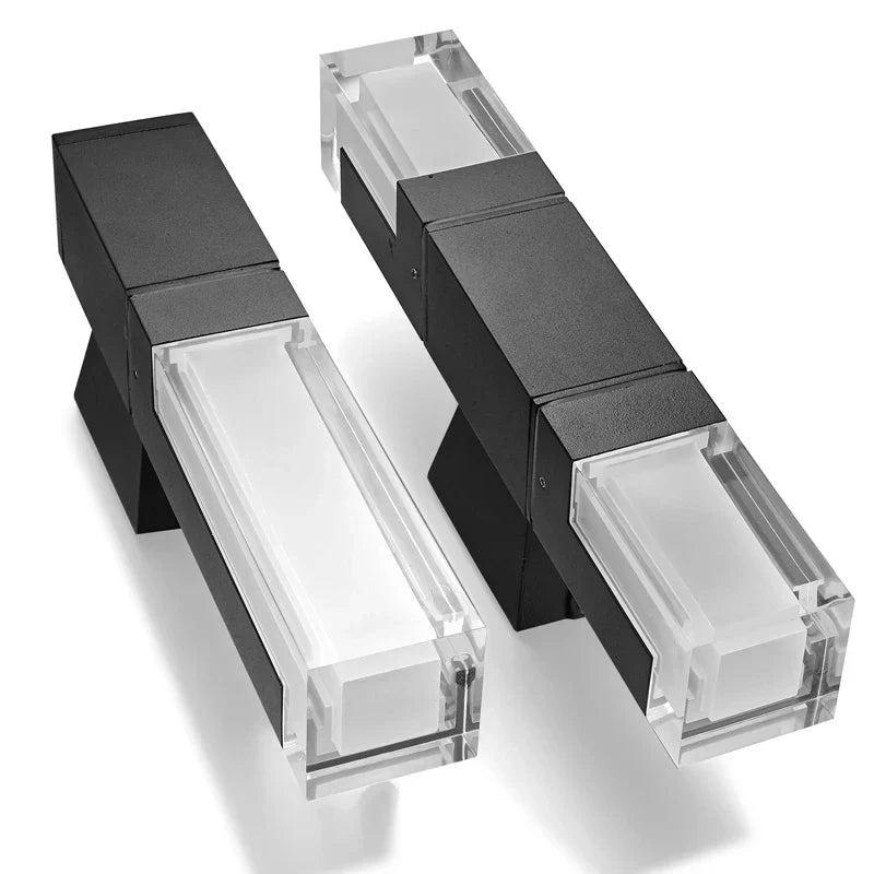 CityBright - Strakke LED Wandlamp van Aluminium en Acryl voor Moderne Buitenruimtes