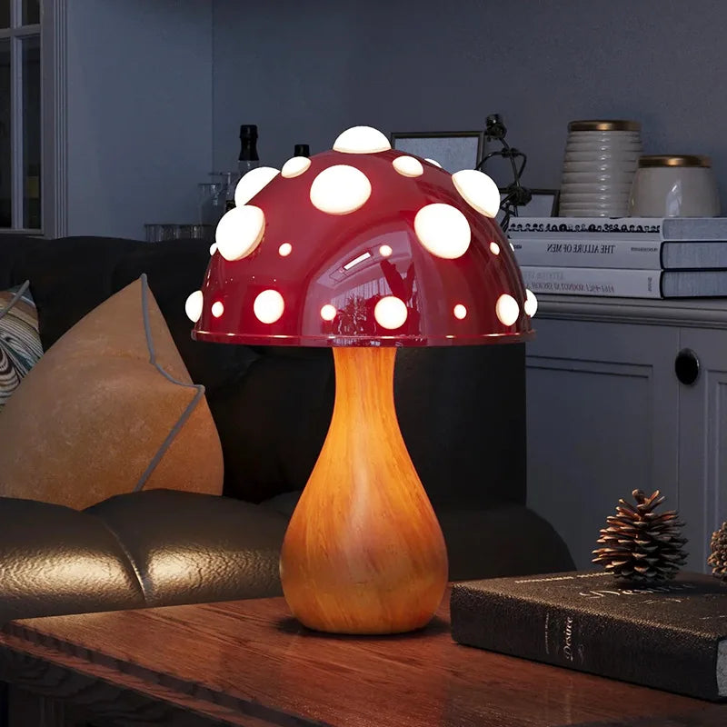 MysticGlow - Amanita Paddenstoellamp | Sfeervolle Verlichting voor Een Magisch Interieur
