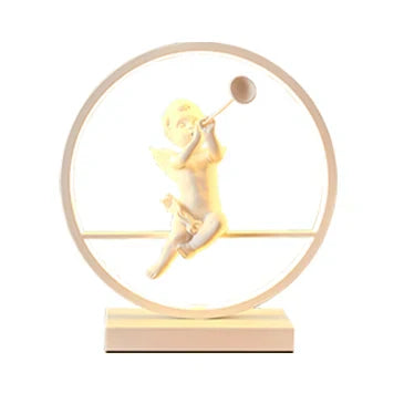 AngelLight - LED Tafellamp met Engelenpop