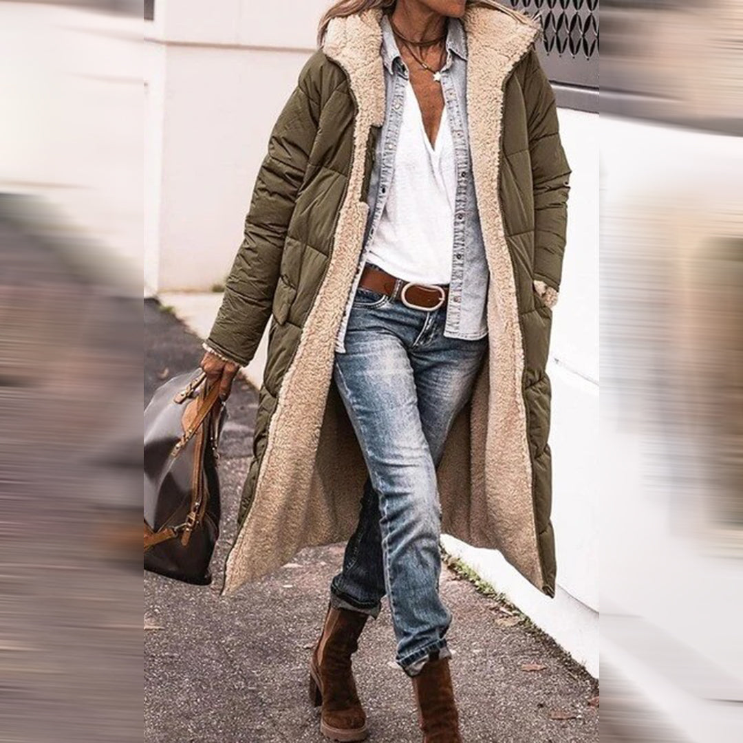 Eva Omkeerbare Dames Pufferjas - Stijlvolle en Warme Winterjas